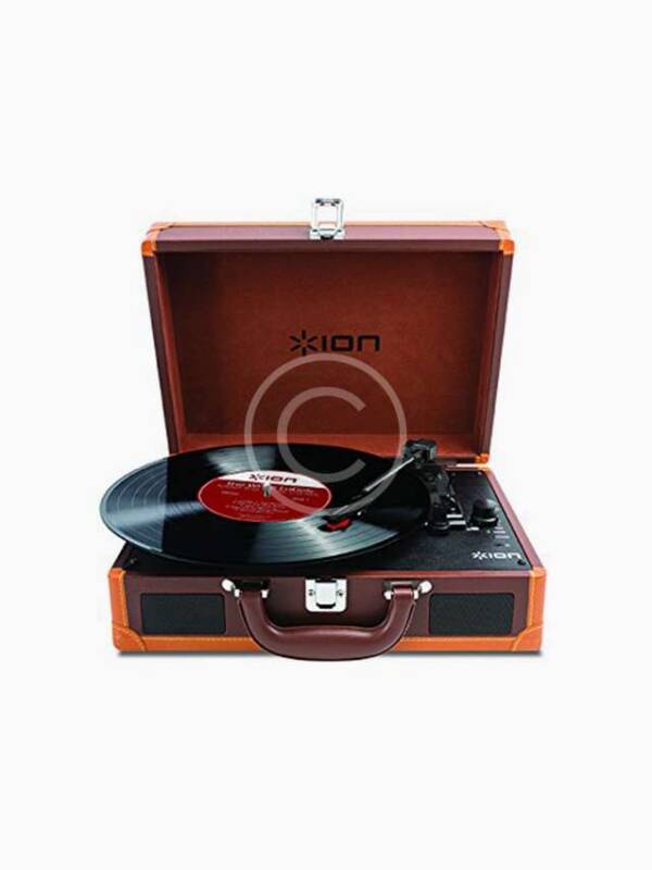 Deluxe 3-Speed Belt Drive Suitcase Turntable