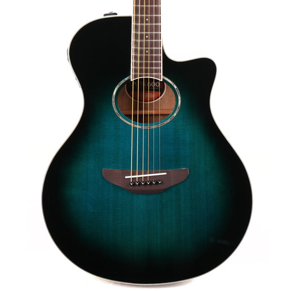APX600 ORIENTAL BLUE BURST (Acoustic/Electric Guitar - Body Shape : Thin-Line Cut...
