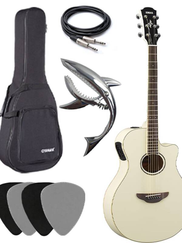 APX600 VINTAGE WHITE (Acoustic/Electric Guitar - Body Shape : Thin-Line Cutaway -...