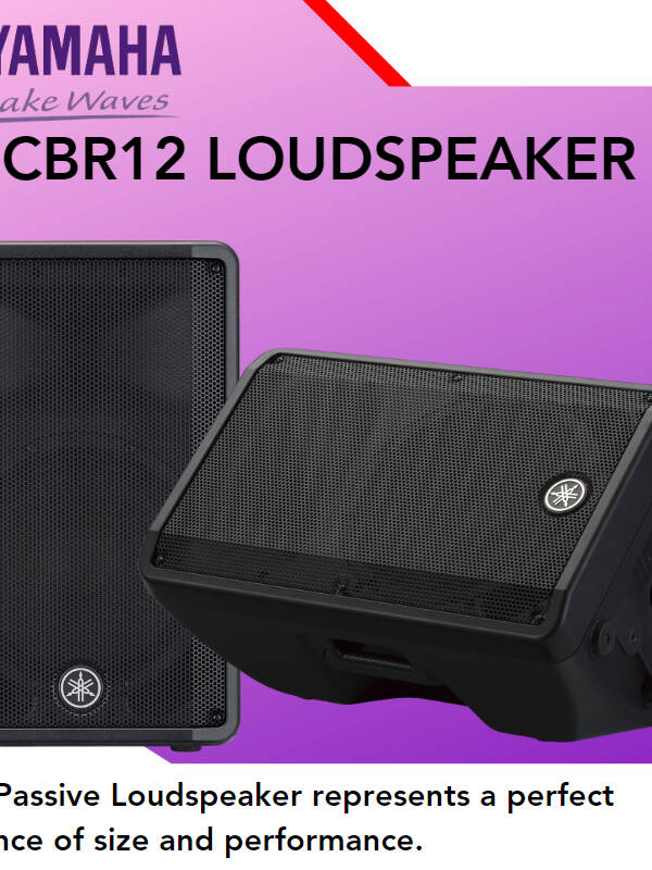 Yamaha Portable 2-Way 12" 700W Passive Loudspeaker