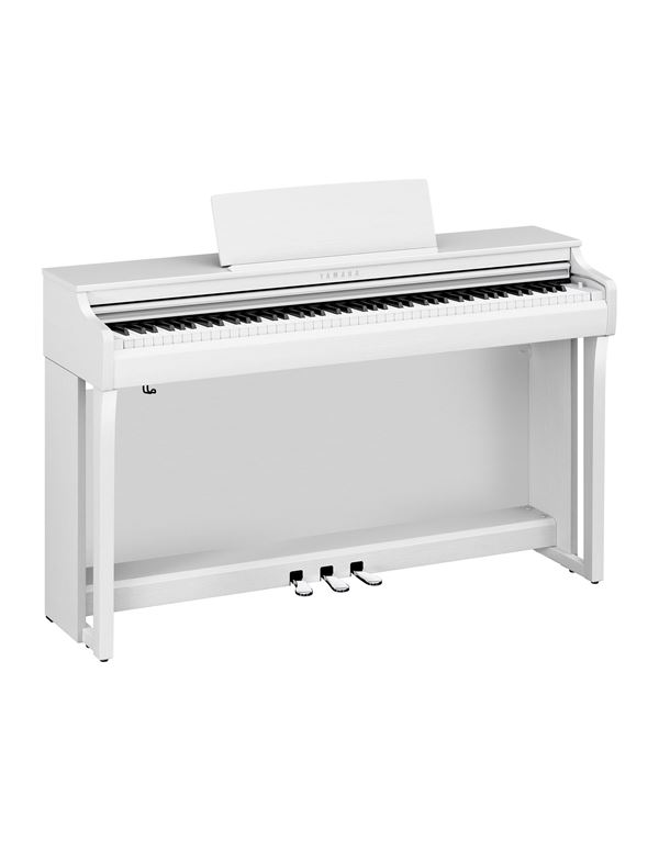 Yamaha Clavinova Digital Piano with Bench - White