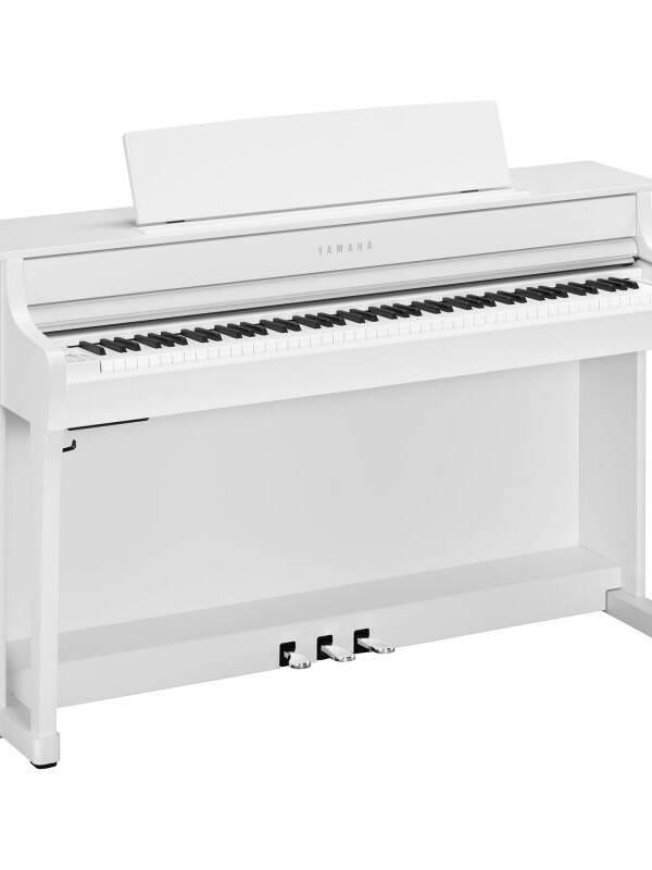 Yamaha Clavinova Digital Piano with Bench - White
