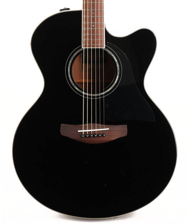 Acoustic/Electric Guitar - Shape : Medium Jumbo Cutaway - Black