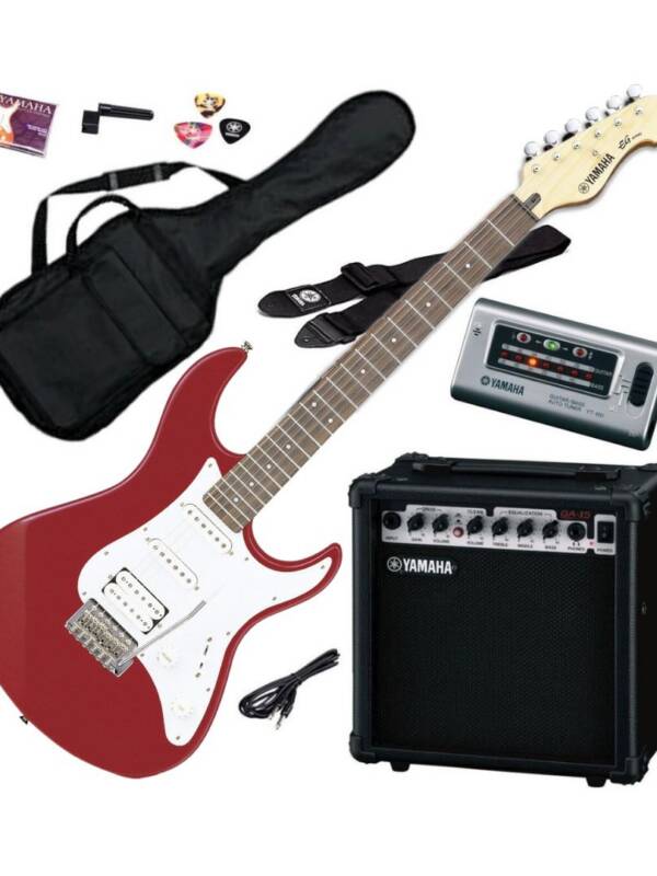 Electric Guitar Package - Neck Pickup : Single Coil - Metallic Red