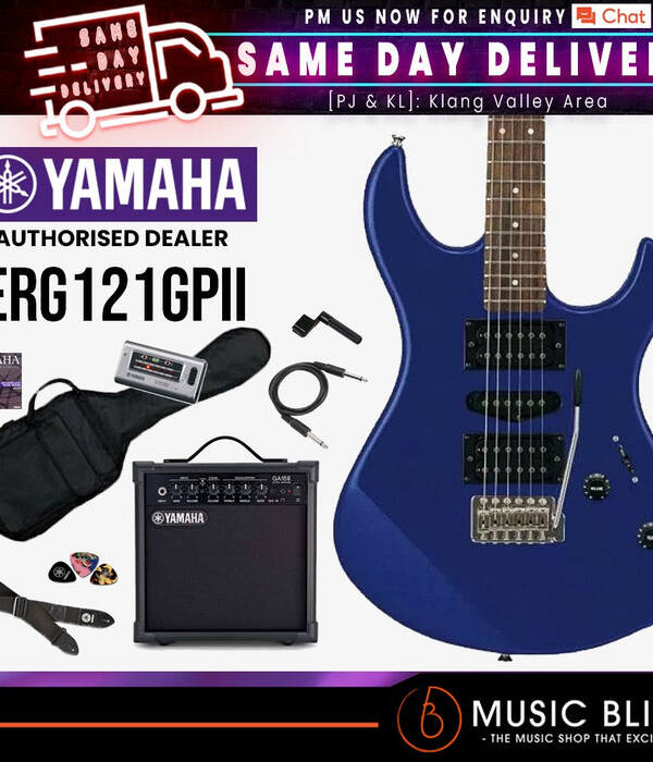 ERG121GPII BLUE (Electric Guitar Package - Neck Pickup : Humbucker/Ceramic - Blu...