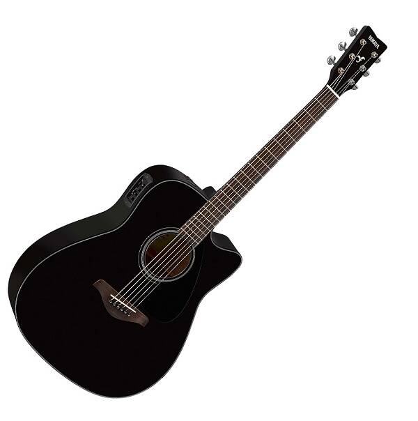 FGX800C BLACK (Acoustic-Electric Guitar - Shape : Traditional Western Cutaway - S...