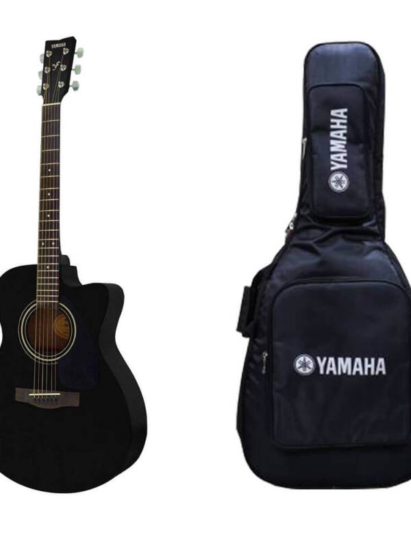 Acoustic Guitar - Body Shape : Concert Cutaway Style - Black