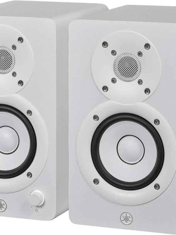 Yamaha Powered Studio Monitor 3.5" Woofer - 0.75" Tweeter - White (Pair)
