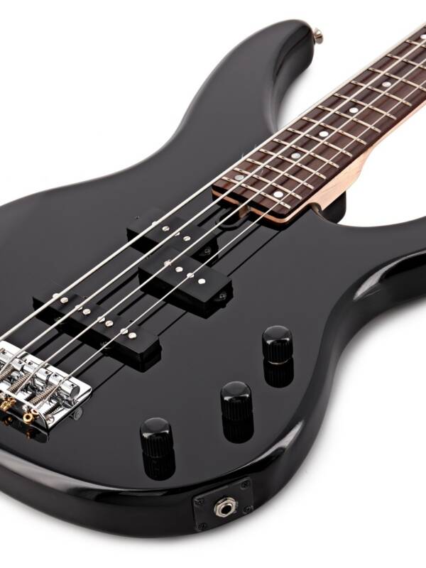 Yamaha 4-String Passive Bass Guitar with a P/J Single Coil - Black