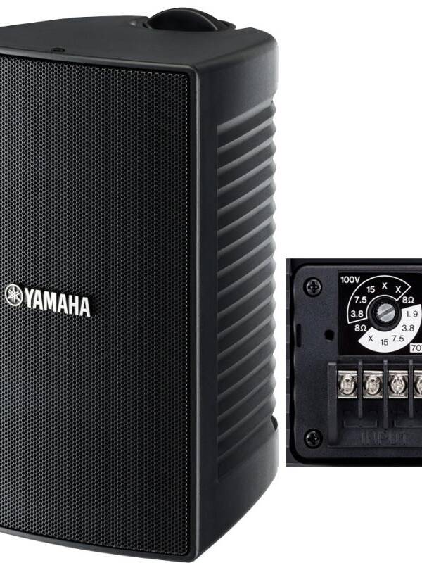 Yamaha 2-Way 4" Surface-Mount Indoor/Outdoor UseSpeaker (Black, Pair)